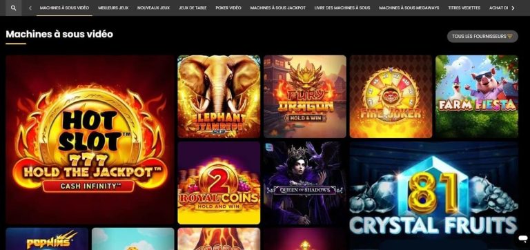 Emirbet Casino machines à sous